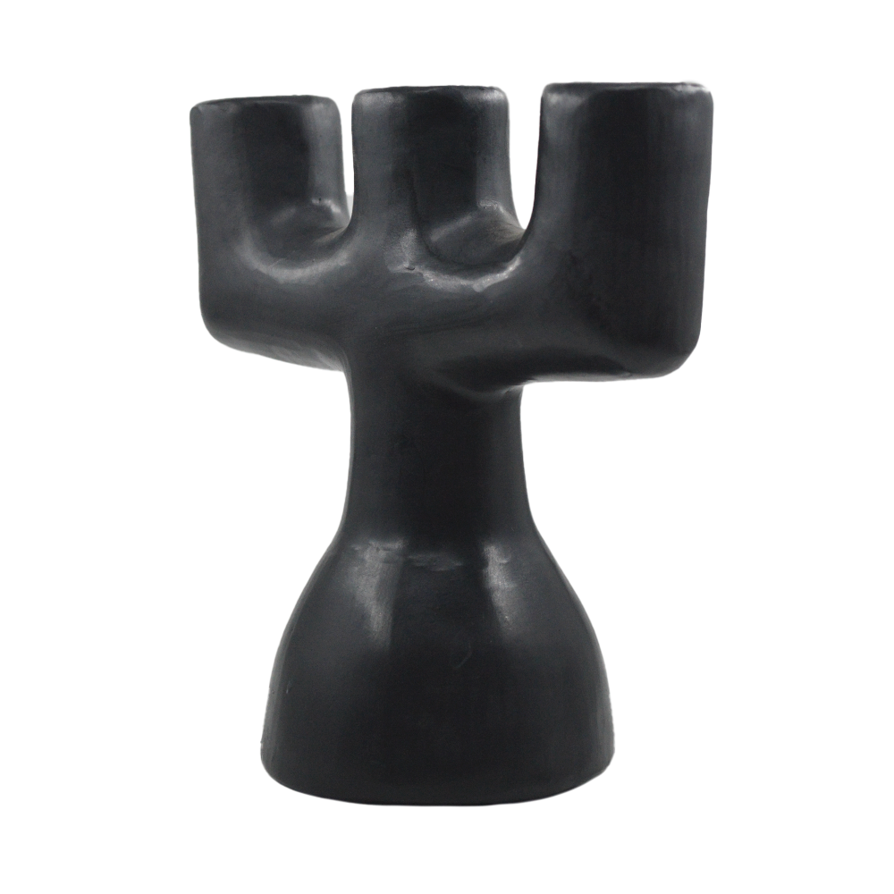 Candelabro Cactli | Barro Negro