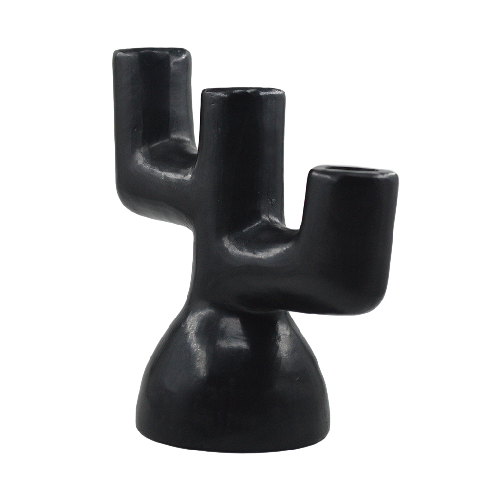 Candelabro Nopalli | Barro Negro