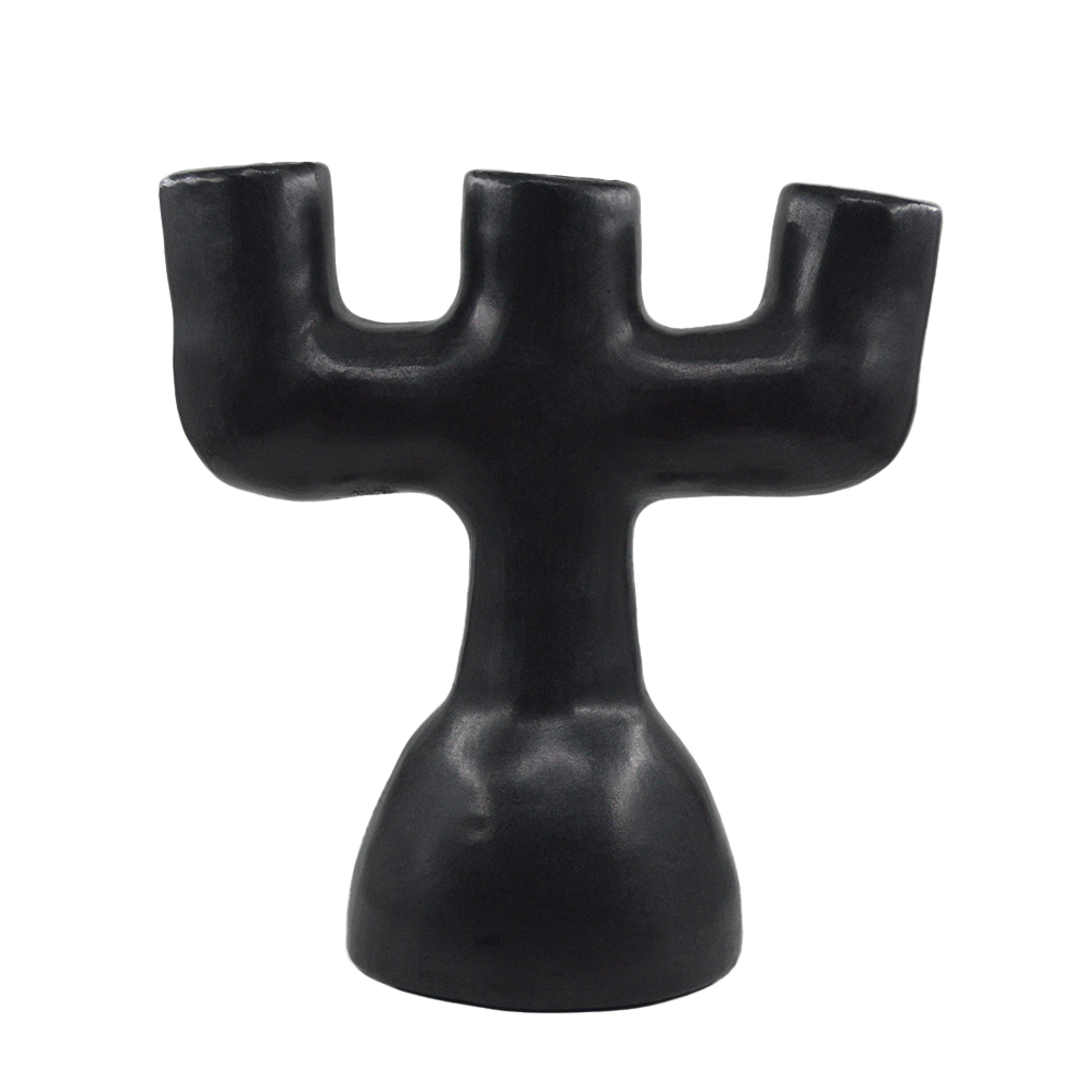 Candelabro Cactli | Barro Negro