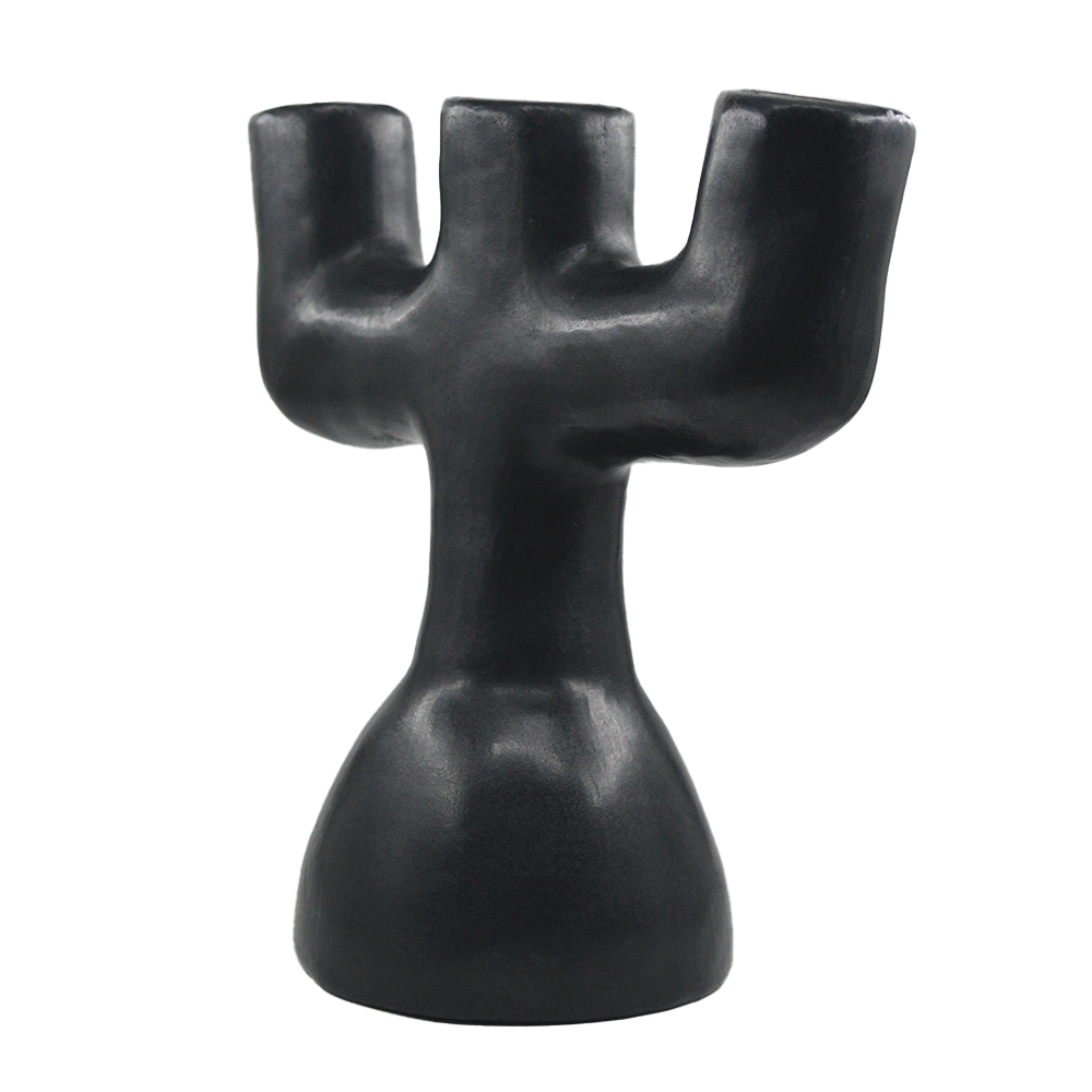 Candelabro Cactli | Barro Negro