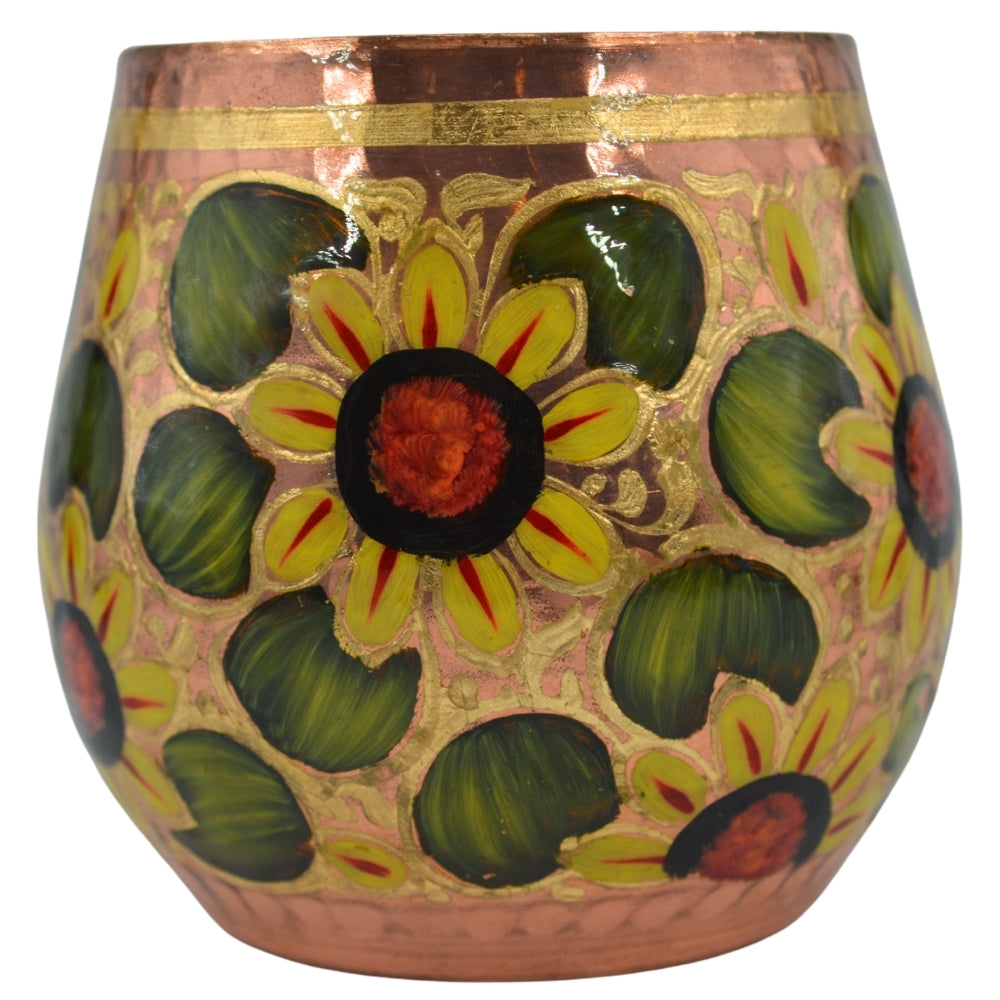 Sunflower Drop Glass