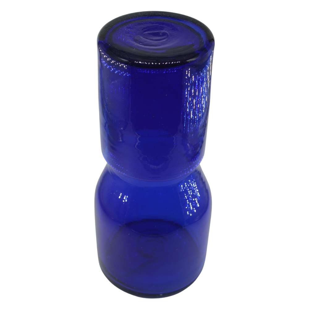 Botellón con Vaso de Vidrio