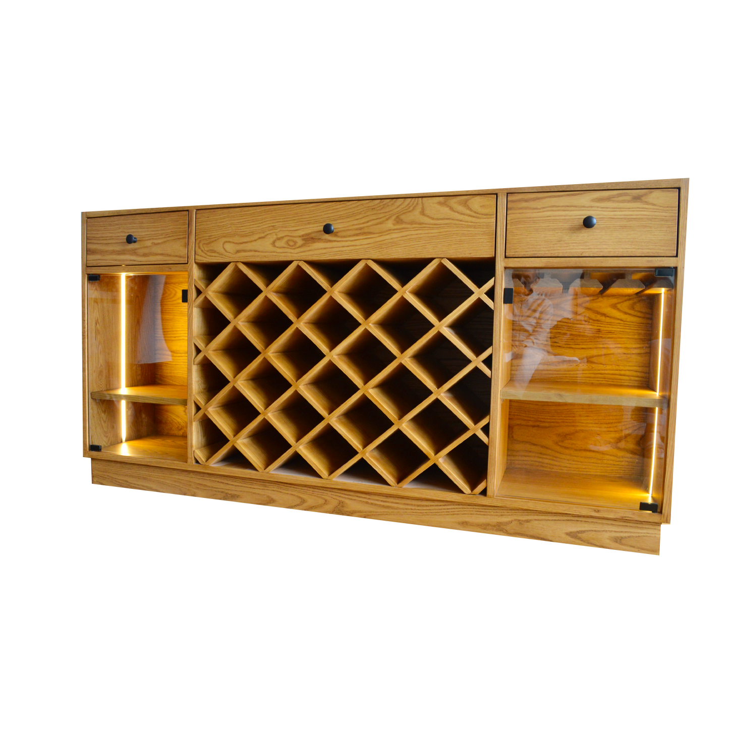 Credenza 'Reserva' | Madera de Fresno y Cuarzo