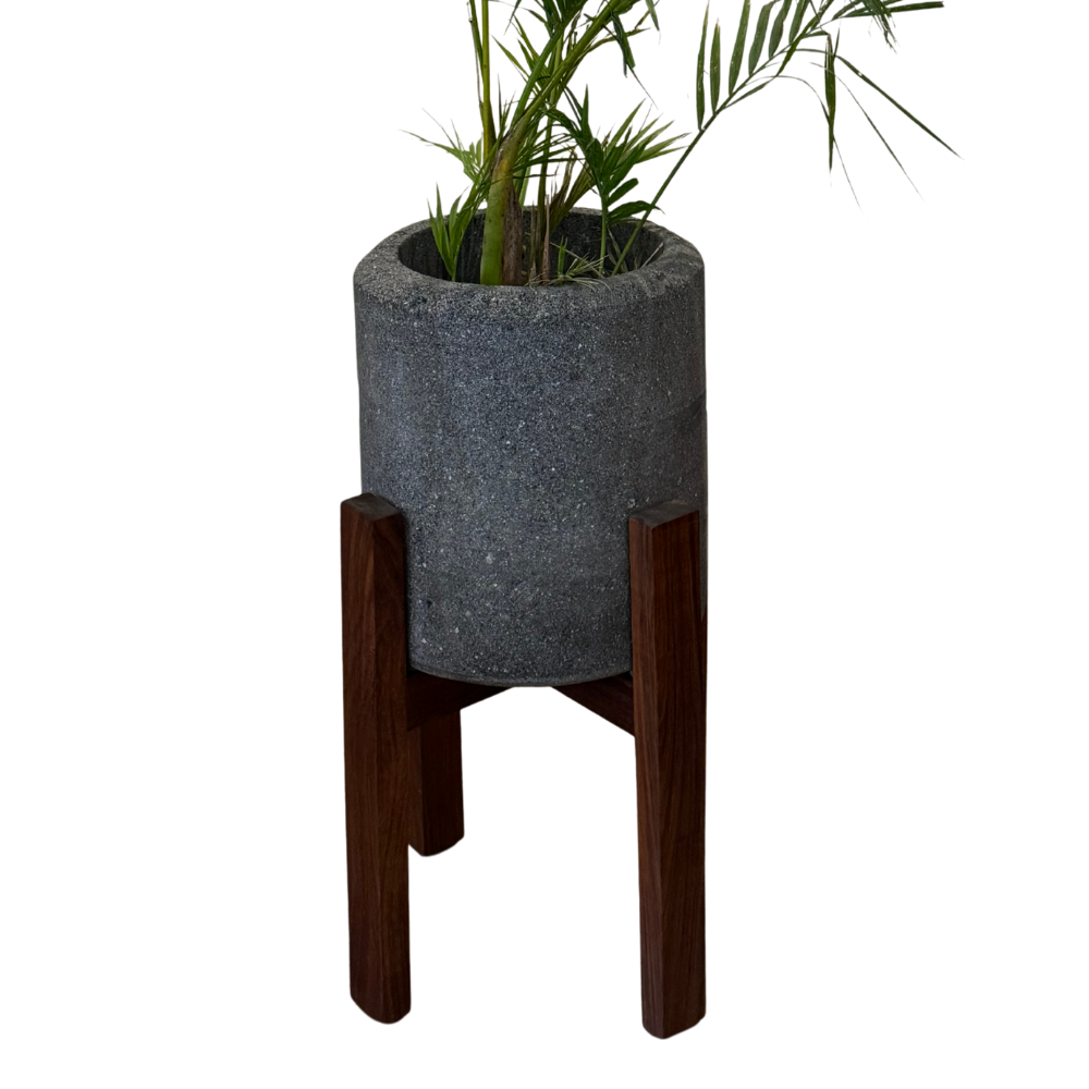 Maceta Lila | Piedra volcánica