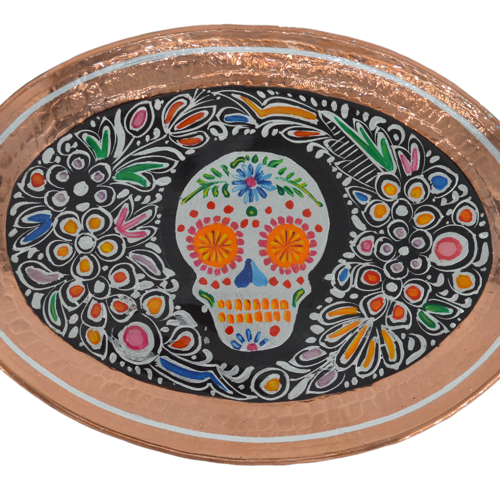 Charola Calaca | Cobre