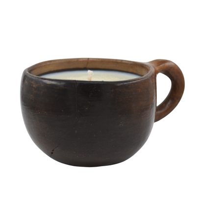 Vela Aromática 'Mokaccino' | Barro Bruñido