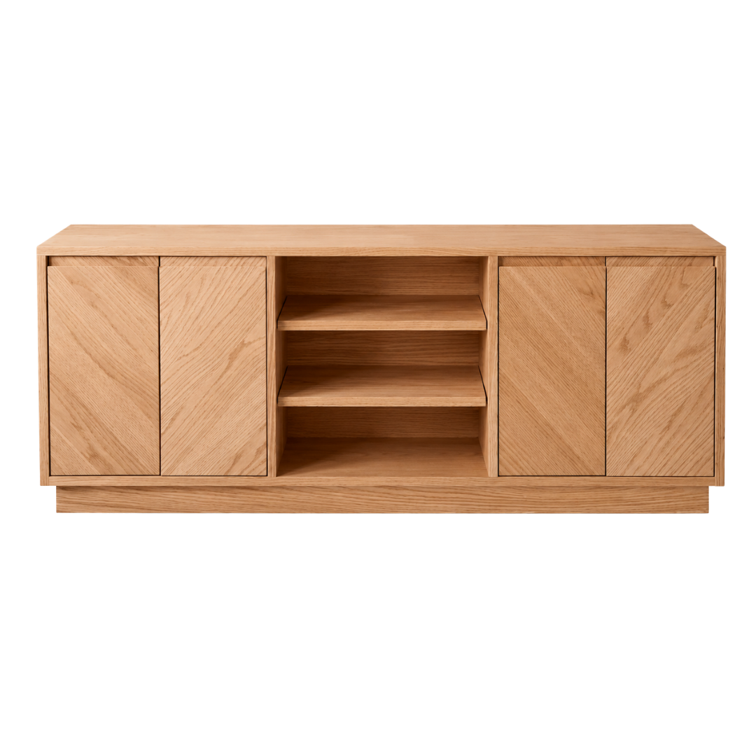 Mueble de TV 'Tolón' | Madera Encino Rojo