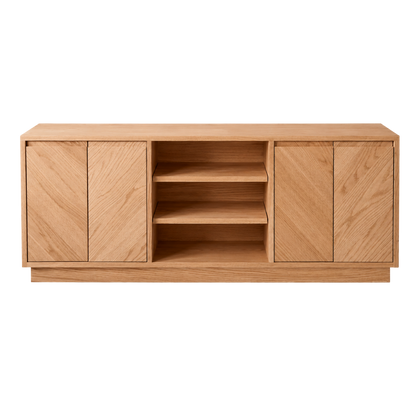 Mueble de TV 'Tolón' | Madera Encino Rojo