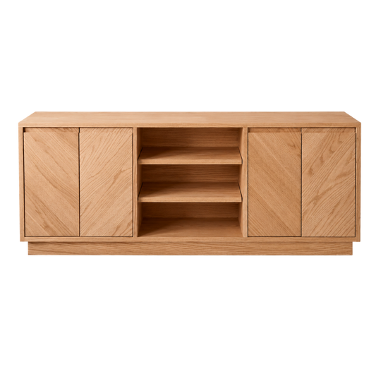 Mueble de TV 'Tolón' | Madera Encino Rojo