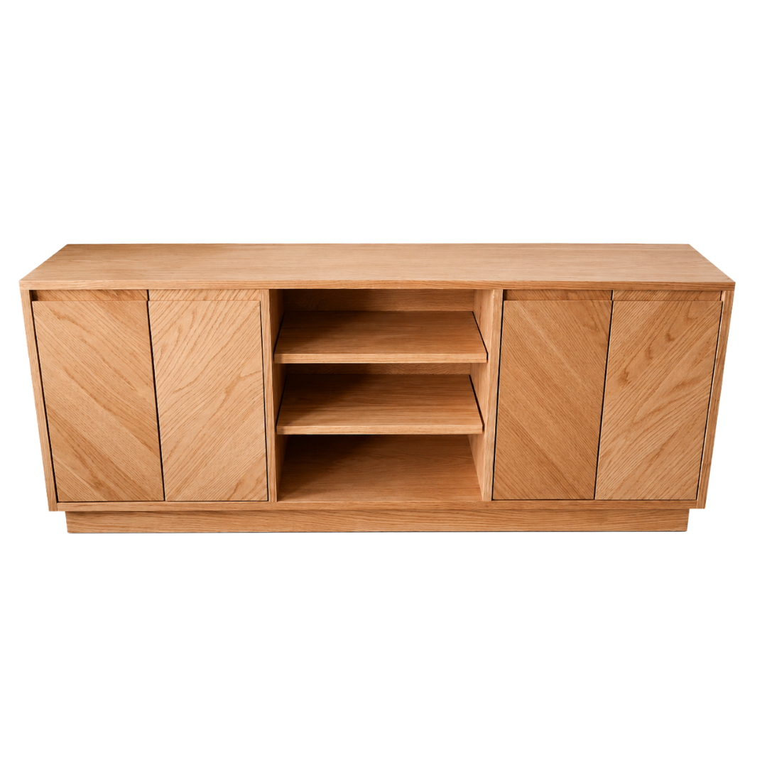 Mueble de TV 'Tolón' | Madera Encino Rojo
