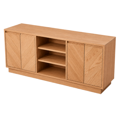 Mueble de TV 'Tolón' | Madera Encino Rojo