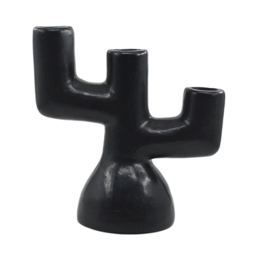 Candelabro Nopalli | Barro Negro