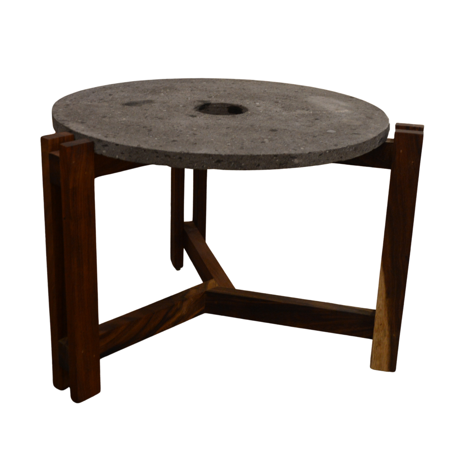 Mesa de centro 'Tera' | Madera Tzalam y Cantera