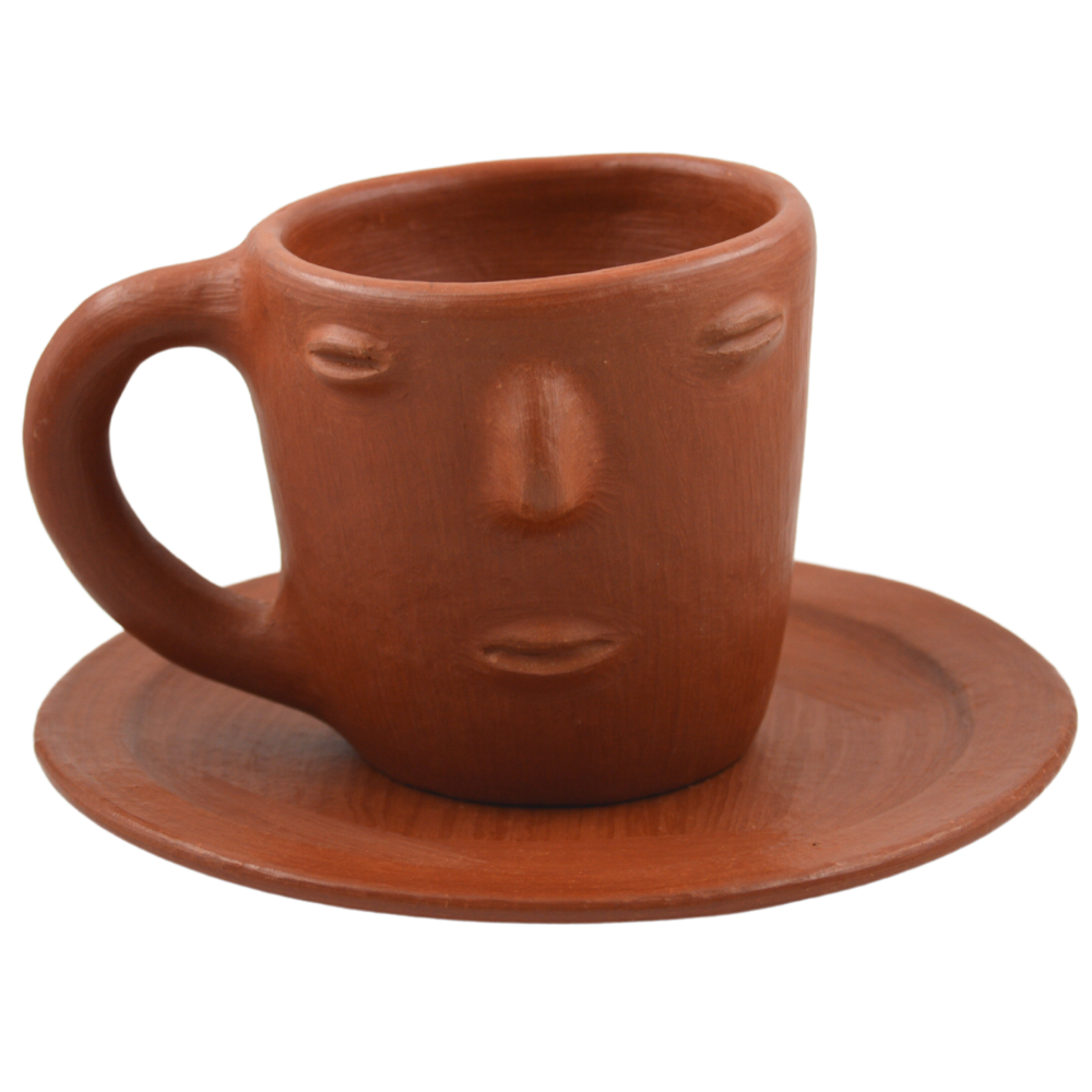 Zapotec cup and saucer