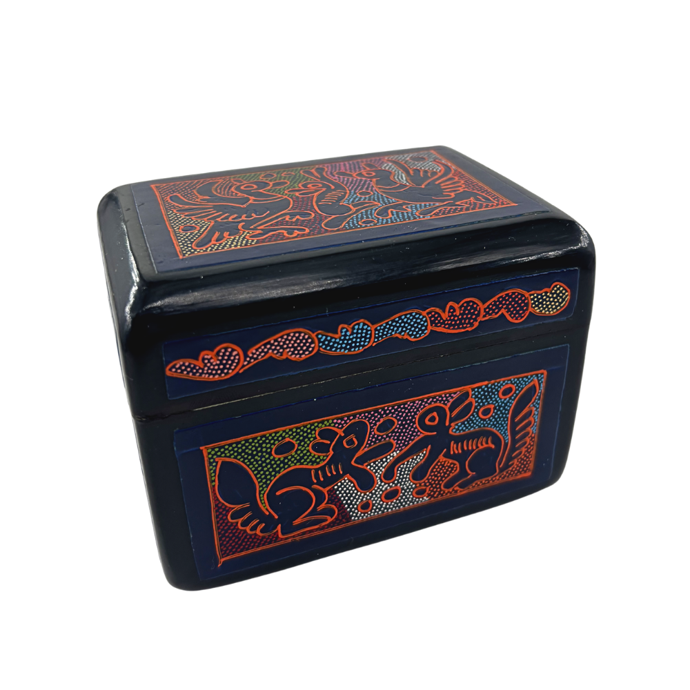Caja Olinalá 'Guadalupe' | Madera de Lináloe