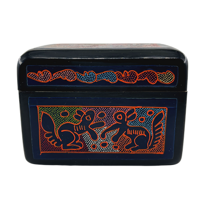 Caja Olinalá 'Guadalupe' | Madera de Lináloe