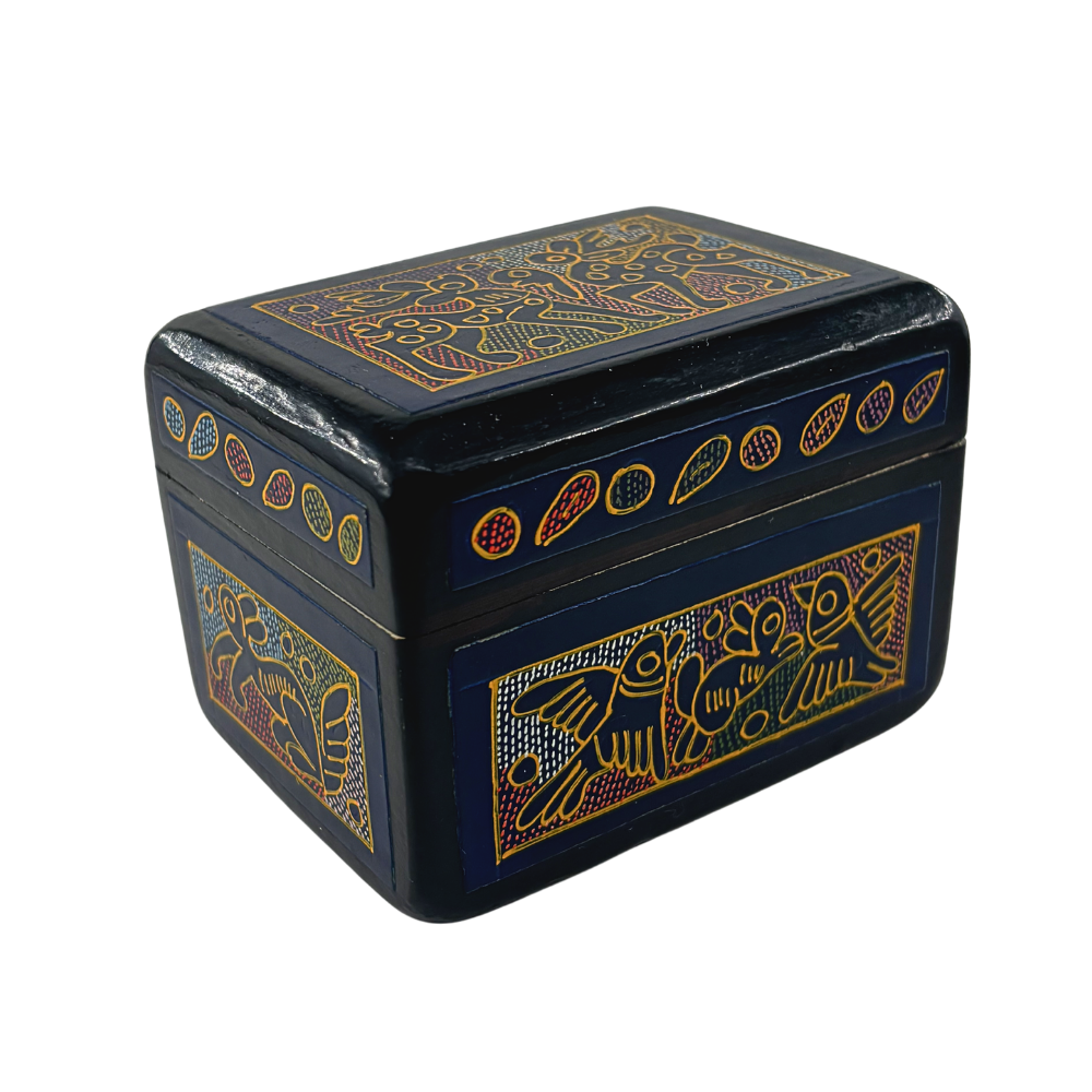 Caja Olinalá 'Guadalupe' | Madera de Lináloe