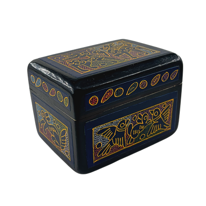 Caja Olinalá 'Guadalupe' | Madera de Lináloe