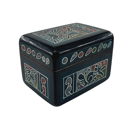 Caja Olinalá 'Guadalupe' | Madera de Lináloe