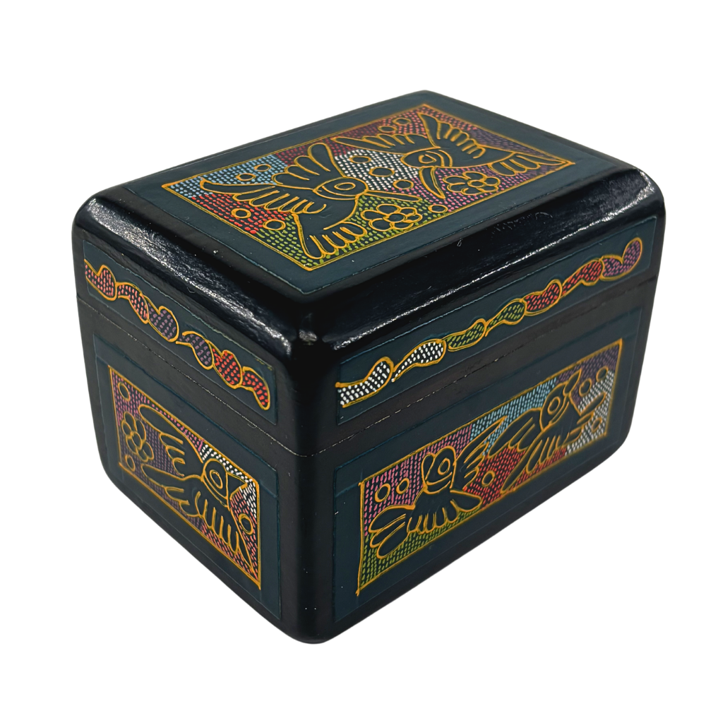 Caja Olinalá 'Guadalupe' | Madera de Lináloe