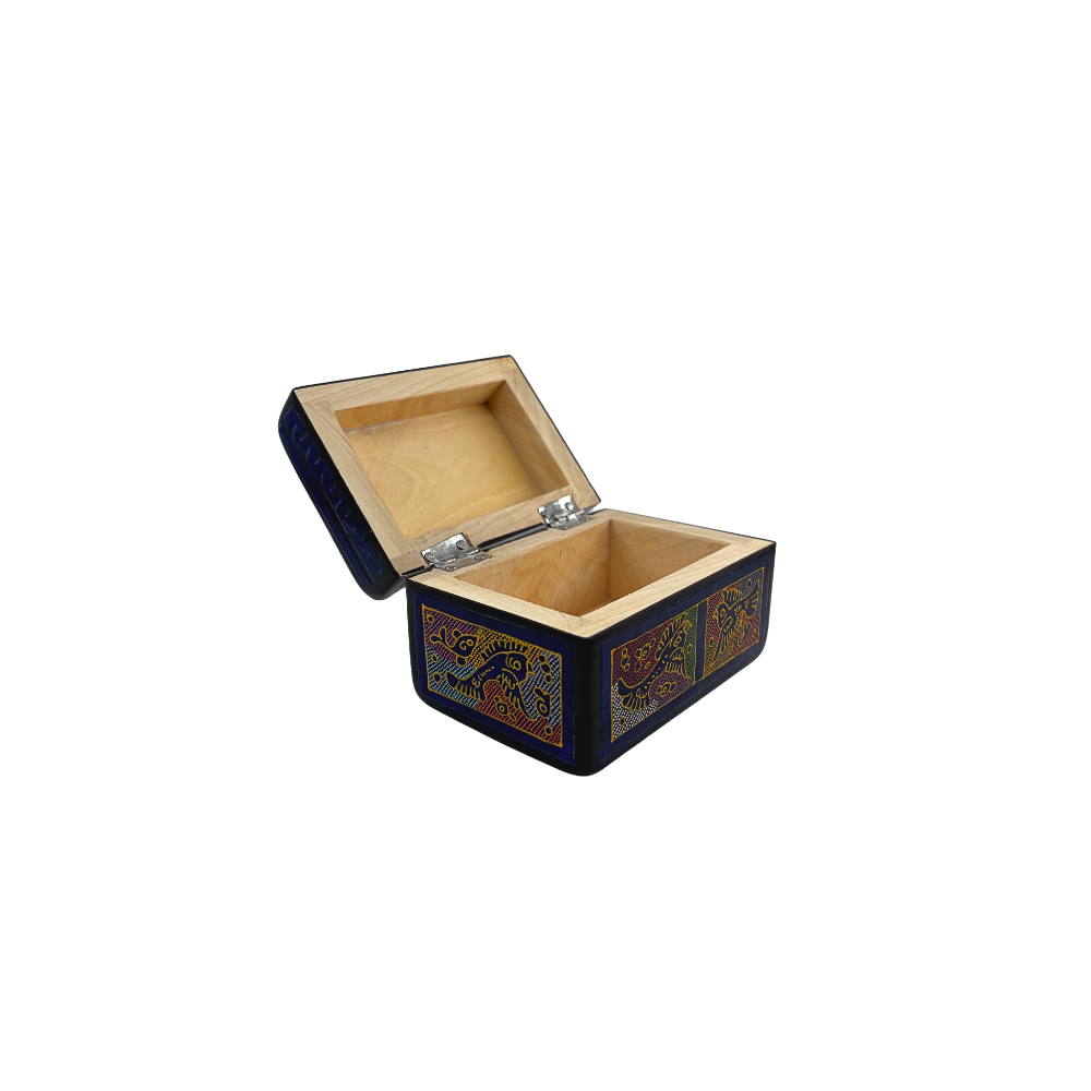Caja Olinalá 'Guadalupe' | Madera de Lináloe
