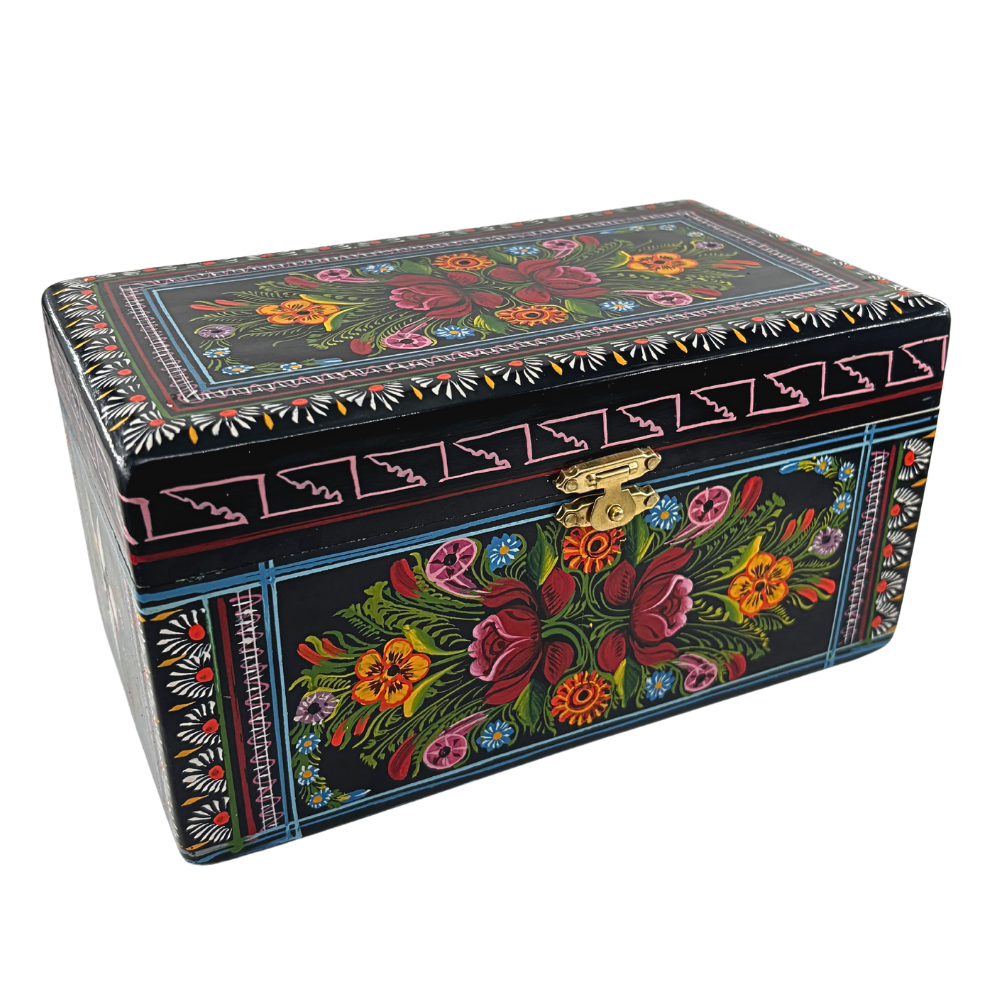 Caja Olinalá 'Floresta' | Madera de Lináloe