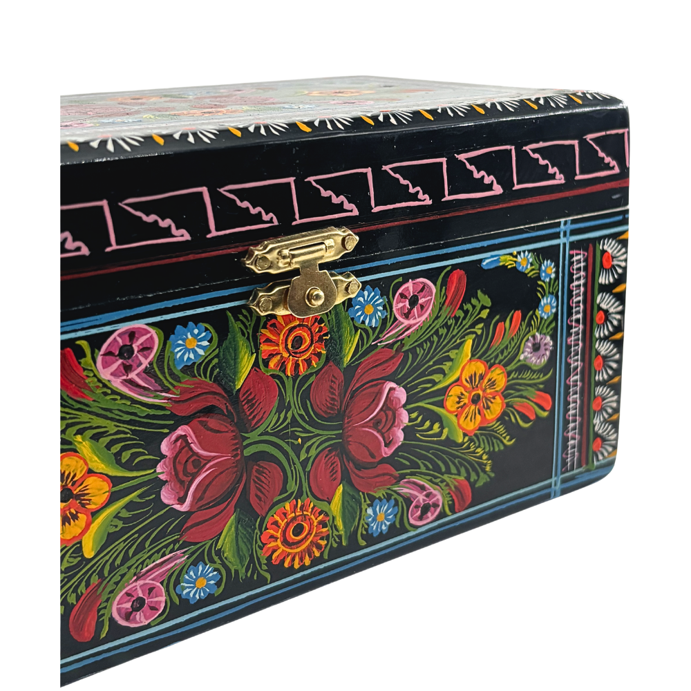 Caja Olinalá 'Floresta' | Madera de Lináloe