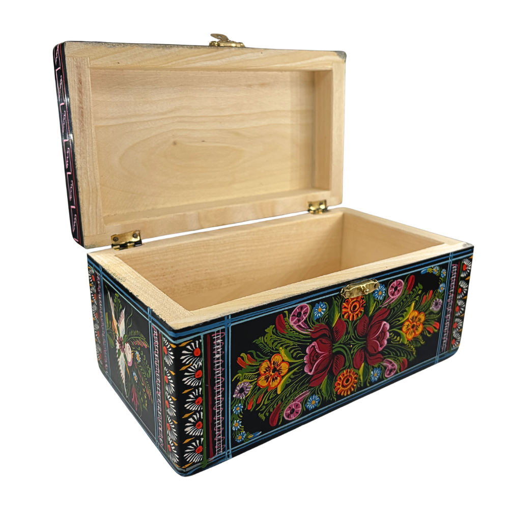 Caja Olinalá 'Floresta' | Madera de Lináloe