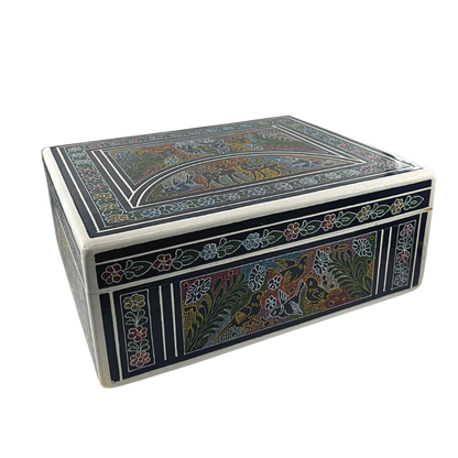 Caja Olinalá 'Lluvia' | Madera de Lináloe