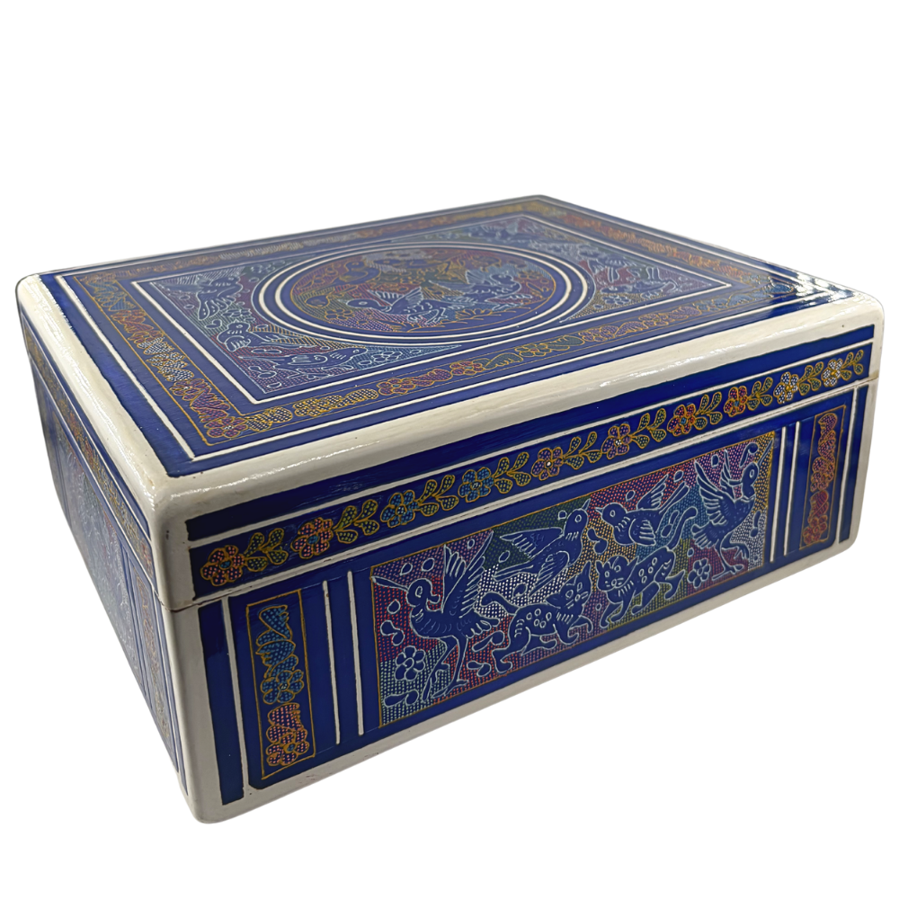 Caja Olinalá 'Lluvia' | Madera de Lináloe