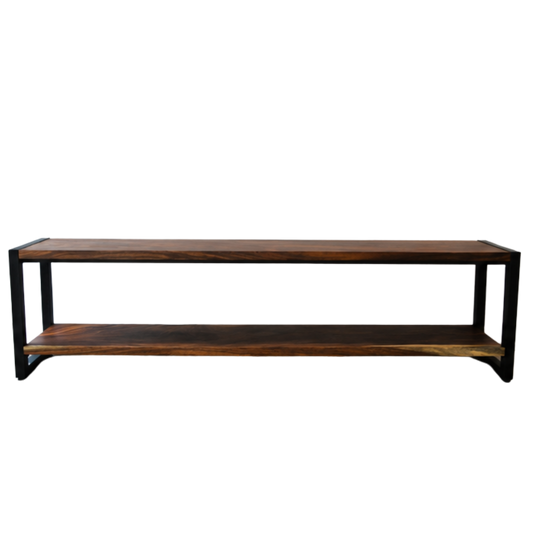 Mueble de TV 'Perote' | Madera Parota y Acero