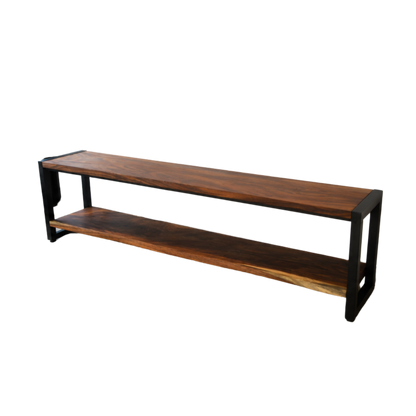 Mueble de TV 'Perote' | Madera Parota y Acero