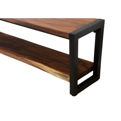 Mueble de TV 'Perote' | Madera Parota y Acero
