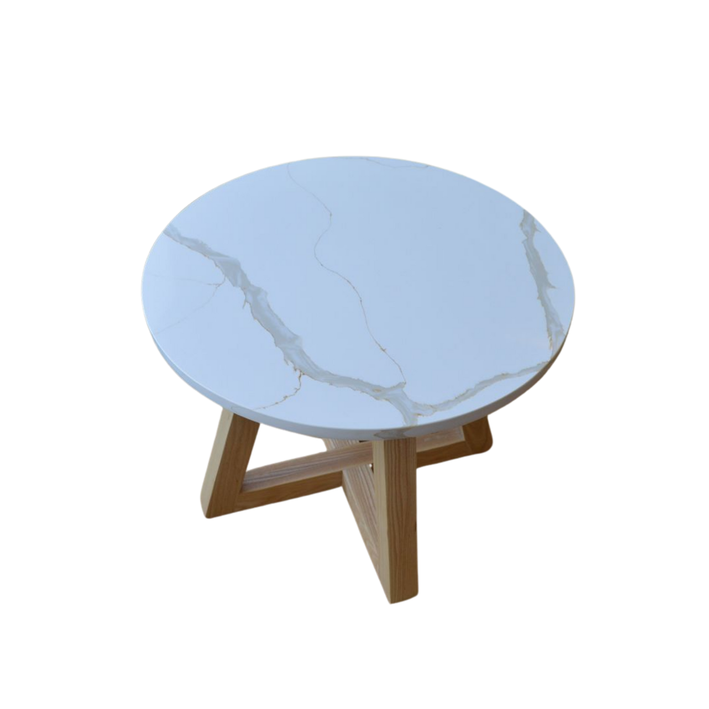 Mesa de centro 'Roma' | Madera Fresno Cuarzo