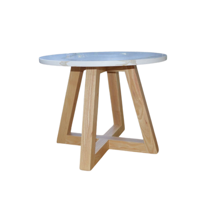 Mesa de centro 'Roma' | Madera Fresno Cuarzo