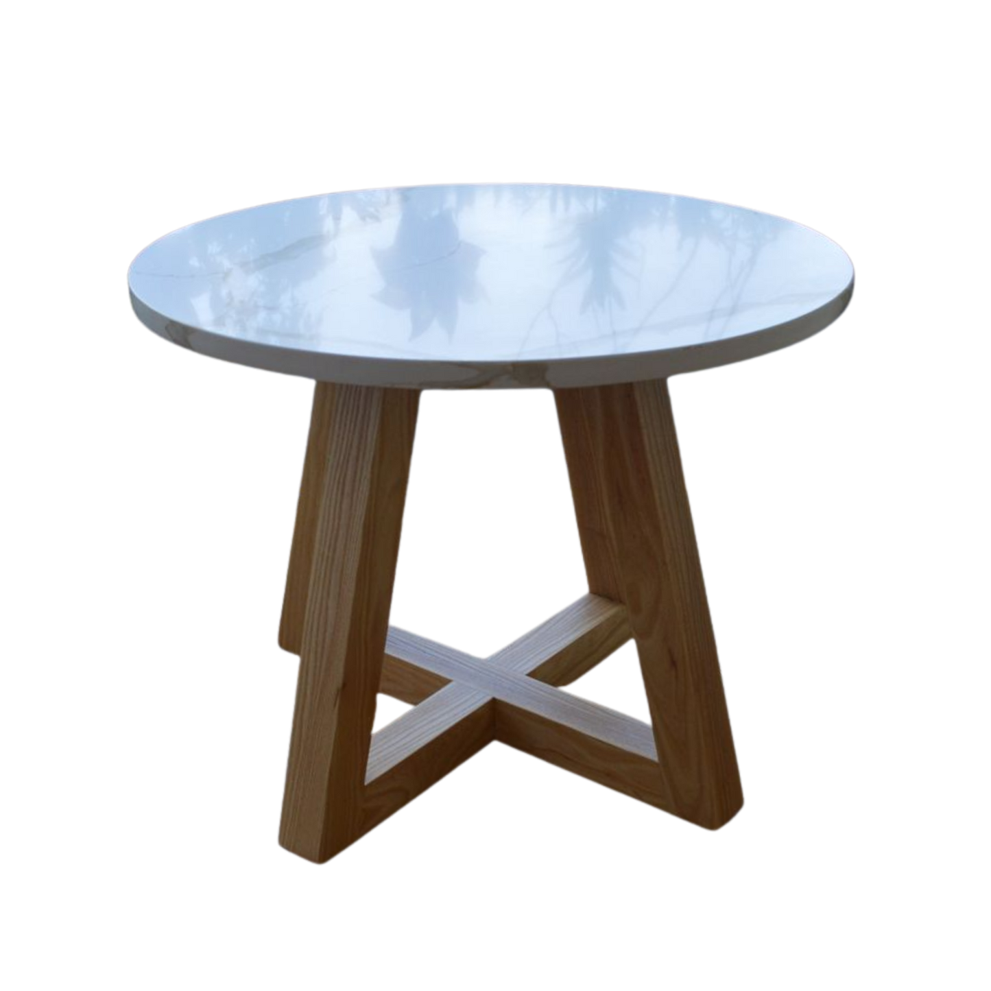 Mesa de centro 'Roma' | Madera Fresno Cuarzo