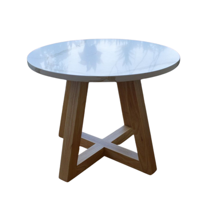 Mesa de centro 'Roma' | Madera Fresno Cuarzo