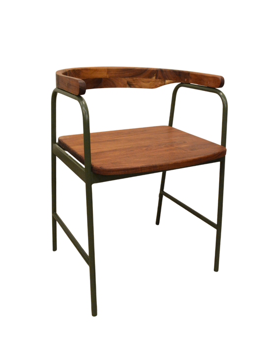 Silla 'Bali' | Acero y Madera Tzalam
