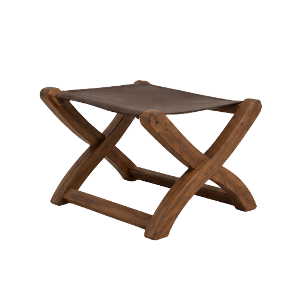 Juego de Mesa 'Esmeralda' | Madera Tzalam y Cuero