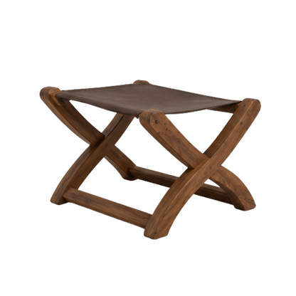 Juego de Mesa 'Esmeralda' | Madera Tzalam y Cuero