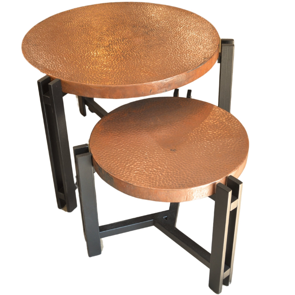 Pair of Copper Tables 