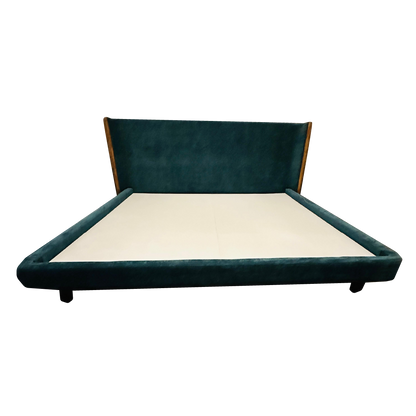 Cama 'Moises' | Madera Parota y Tapicería Tela