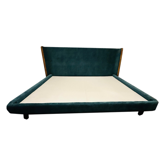 Cama 'Moises' | Madera Parota y Tapicería Tela