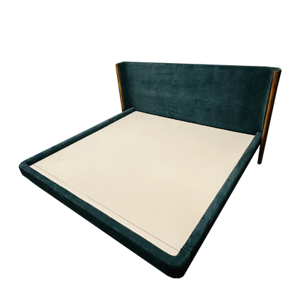 Cama 'Moises' | Madera Parota y Tapicería Tela