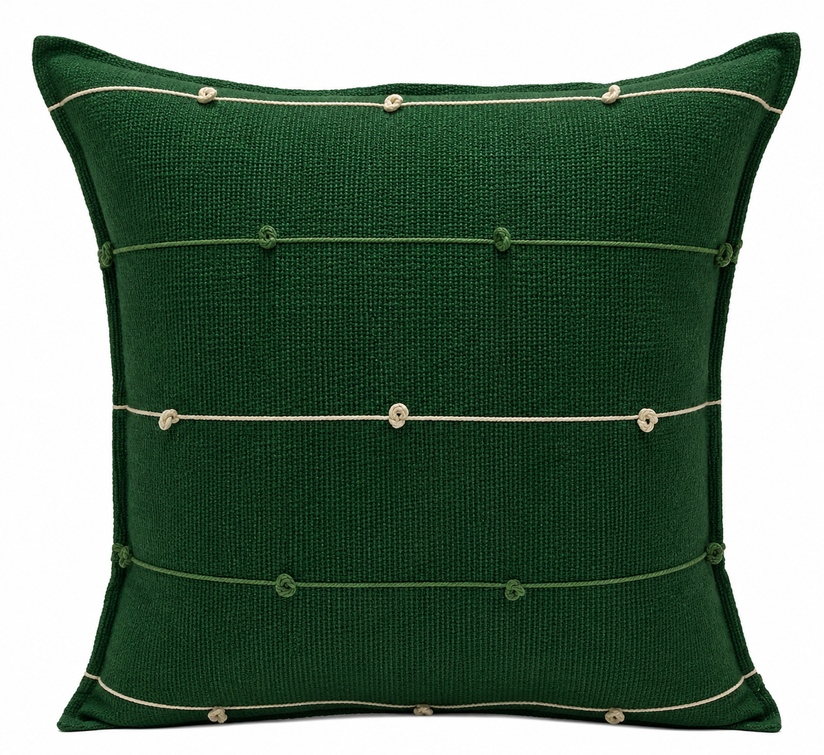 Bicolor Handmade Cushion