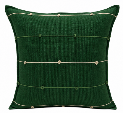 Bicolor Handmade Cushion