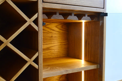 Credenza 'Reserva' | Madera de Fresno y Cuarzo