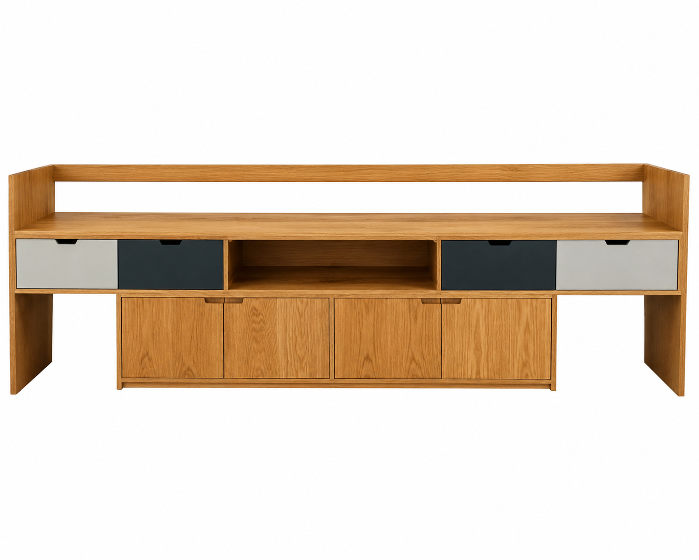 Mueble de TV 'Manila' | Madera Encino Rojo