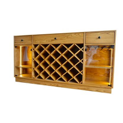 Credenza 'Reserva' | Madera de Fresno y Cuarzo