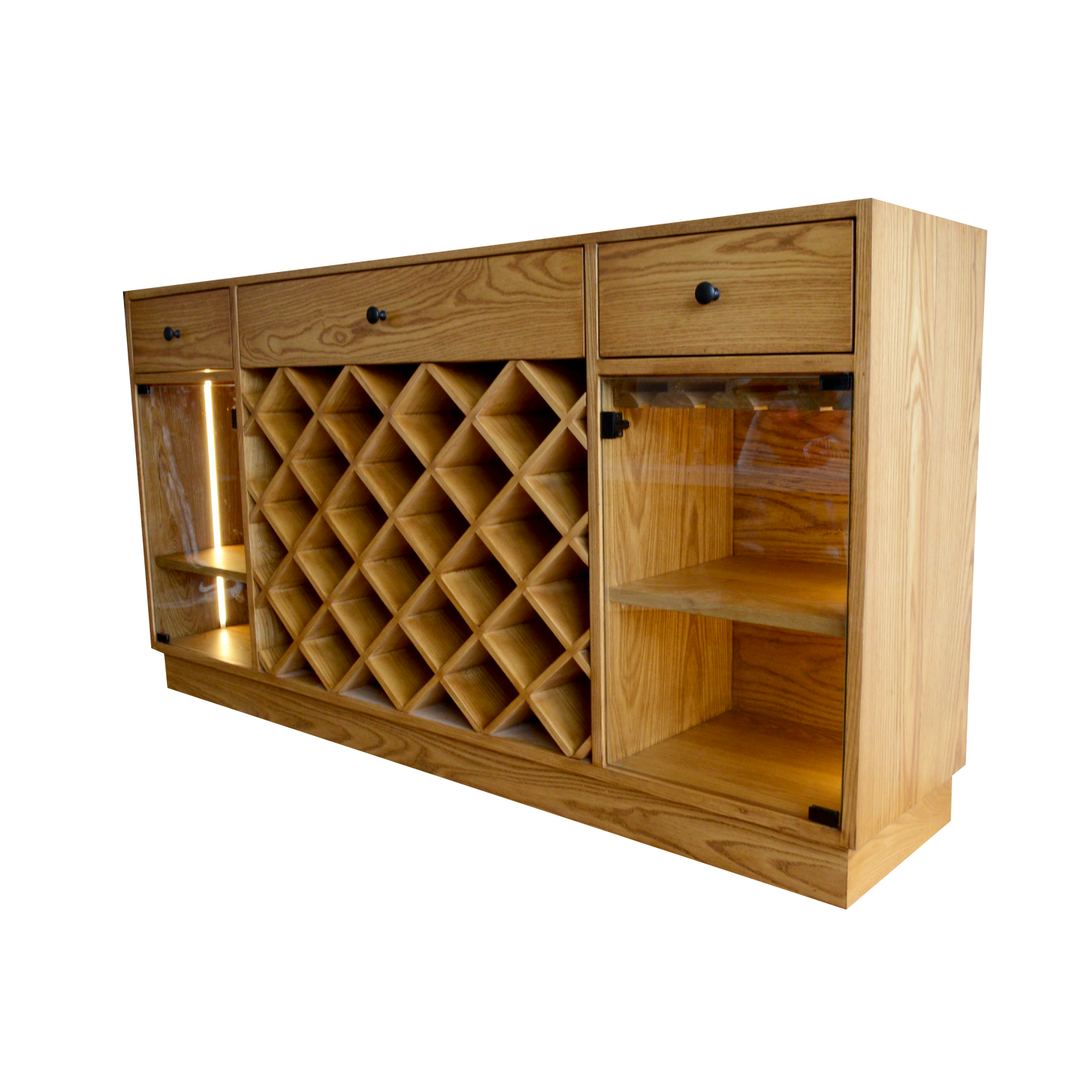 Credenza 'Reserva' | Madera de Fresno y Cuarzo